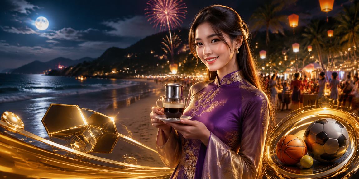 Người chơi đặt cược thể thao tại Côn Đảo trong trang phục áo dài truyền thống